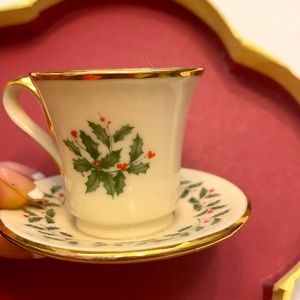 Lenox Handcrafted Footed Saucer